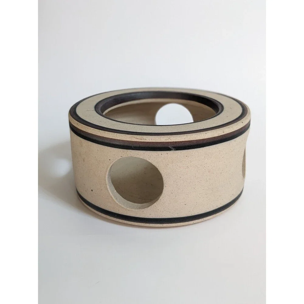 Vintage Hanne Stentøj Denmark Stoneware Candle Warmer Danish Modern MCM Pottery‎